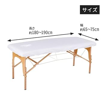 Amazon.co.jp: マッサージベッドカバー 有孔 (綿) 全6色 長さ180